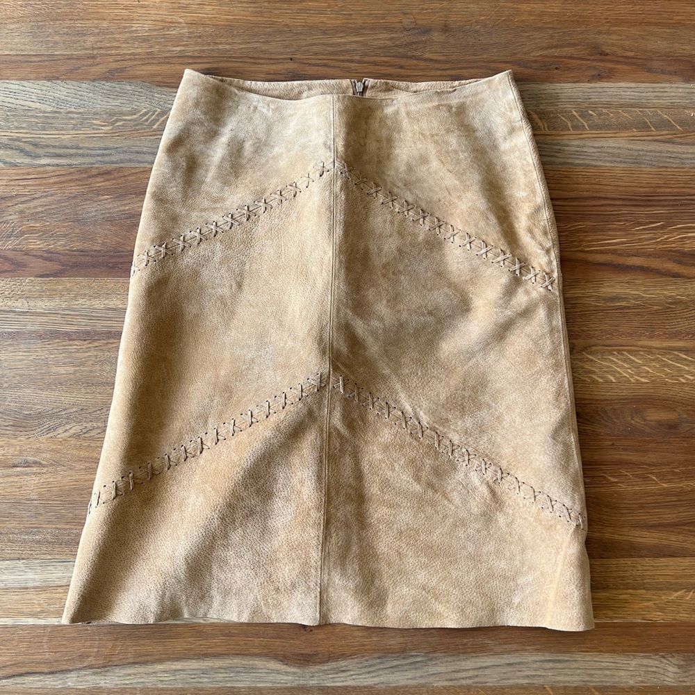 100% Leather Skirt